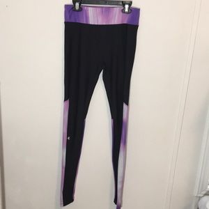 Under Armour Compression Leggings Tie Dye Purple